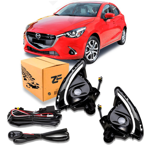 Neblineros Mazda 2 2017/2019 Kit Completo/led