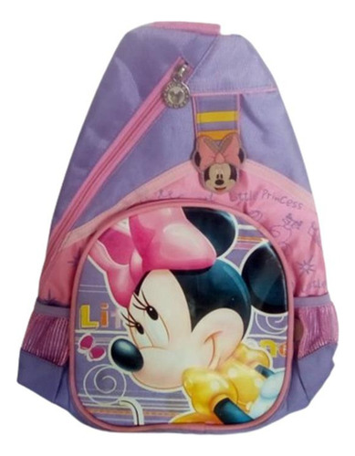 Bolso Morral Colegio Niñas Minie Mouse 38x30x11cm
