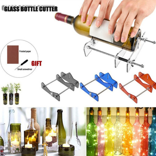 Herramienta De Corte De Botellas Máquina Cortadora De Negro