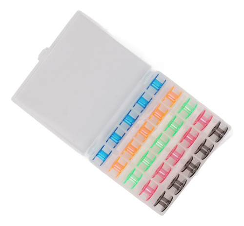 Bobinas De Plástico Para Máquina De Coser Bobbin Winder, Col