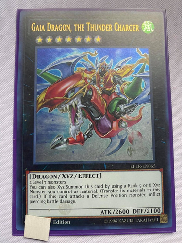 Gaia Dragon, The Thunder Charger Ultra Yugioh