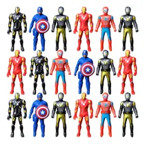 Comprar 15 Muñecos De Avengers 10 Cm Juguete Piñata Souvenir Cumple