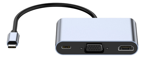 Audio De Pc Vga De 3,5 Mm Usb 3.0 4k Compatible Con Hdmi Tip