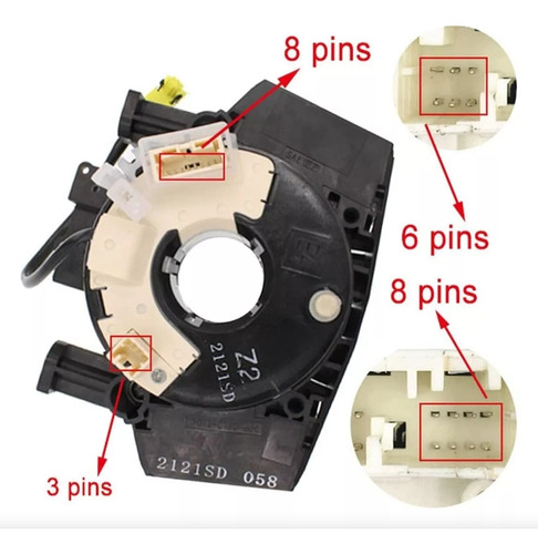 Fy Resorte Reloj Pista Carrete Para Nissan Rogue 2008-2014