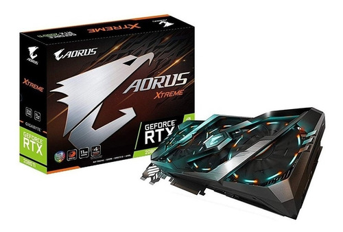 Placa de video Nvidia Gigabyte  AORUS GeForce RTX 20 Series RTX 2080 Ti GV-N208TAORUS X-11GC Xtreme Edition 11GB