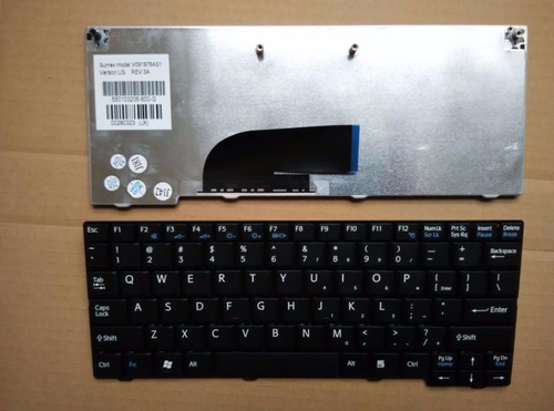 Teclado Netbook Sony Vaio Pcg-21311x V091978as1 Black Us