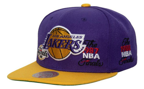 Gorra Mitchell & Ness Los Angeles Lakers Finals