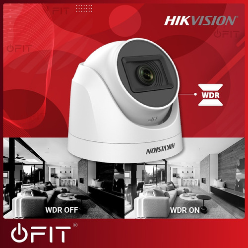 Imagen 4 de 10 de Camara Domo Hikvision Turbo Hd 1080 2,8mm