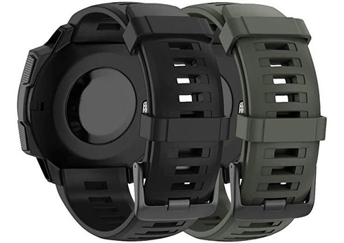 2 Mallas De Silicona  Garmin Instinct 2/ Solar/ Tactical _y