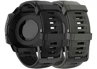 2 Mallas De Silicona Garmin Instinct 2/ Solar/ Tactical _y