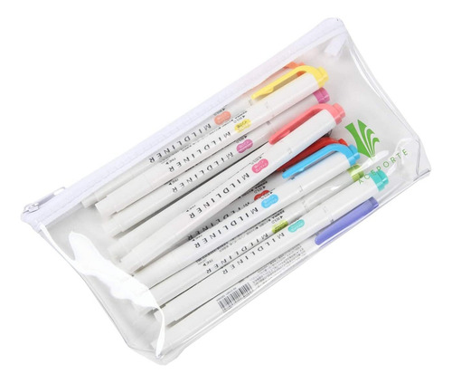 Zebra Mildliner Highlighter Pen Markers, 2-pack (wkt7-n-5c /