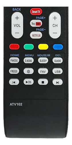 Control Compatible Con Atvio Smart Atv-32sm, 43sm Serie Lk