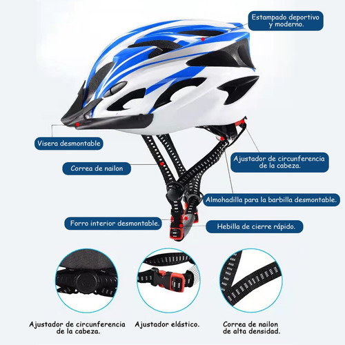 Casco Para Ciclismo De Bicicleta Mtb Patineta Ajustable