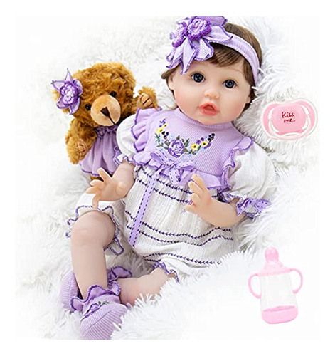 Aori Reborn Baby Dolls 22 Pulgadas Lifelke Baby Girl Doll En
