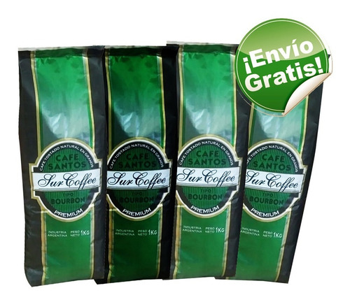 Café En Grano Santos Bourbon (doble Crema) X 4 Kg