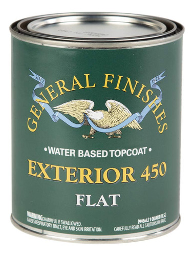 General Finishes Exterior 450 Capa Superior A Base De Agua, 