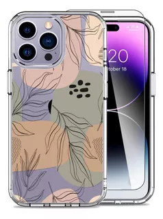 Funda Luhouri Para iPhone 14 Pro Max C/pant Leaves