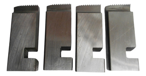 Set 4 Peines Para Terraja 1/2 - 3/4 PuLG Bremen 2309 Color Gris