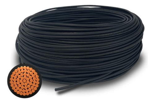 Cable Libre De Halógenos 6mm Negro (r100)