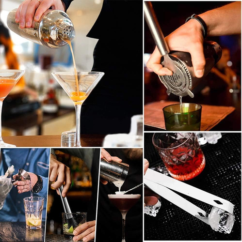 Cocktail Bar Set Kit Con Herramientas Y Accesorios