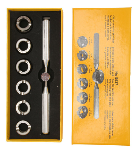 Abridor De Caja De Reloj 5537 De Acero Inoxidable Profesiona