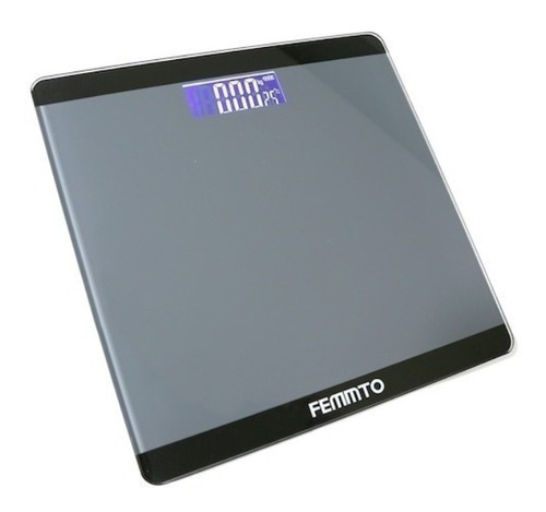 Imagen 2 de 2 de Balanza digital Femmto B01 negra, hasta 180 kg