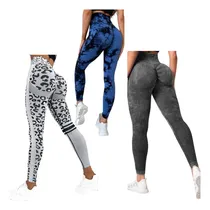 Comprar Calzas Push Up Levanta Cola Mujer Deportivas Pack 3 Unidades