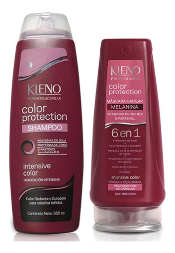 Shampoo + Mascara Kleno Color Protection Cabellos Con Color