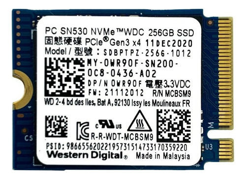 Disco Nvme Generico 256gb (oem) M.2 2230