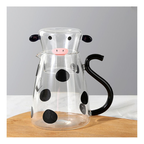 A Jarra De Cristal Con Forma De Vaca, Calentador De Té, *
