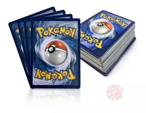 cartas pokemon, lote cartas pokemon, 50 cartinhas pokemon, tcg