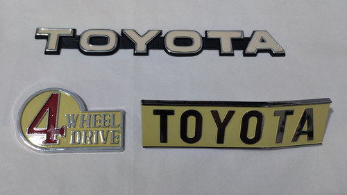 Kit Emblemas Toyota Land Cruiser Fj40 