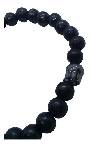 Imagem 8 de 10 de Japamala Masculino De Madeira+pulseira Cabeça Buda Hematita