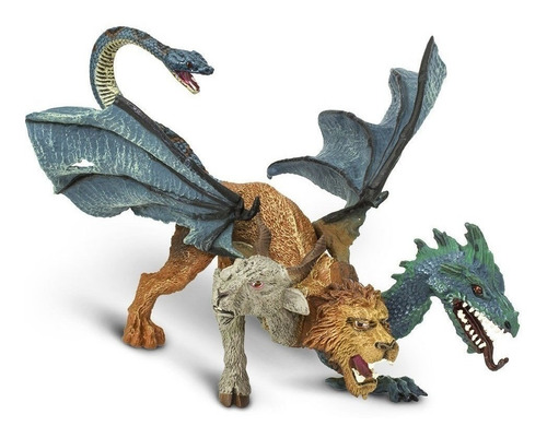 Juguete Safari León Cabra Serpiente Chimera Figura Niños Ax®