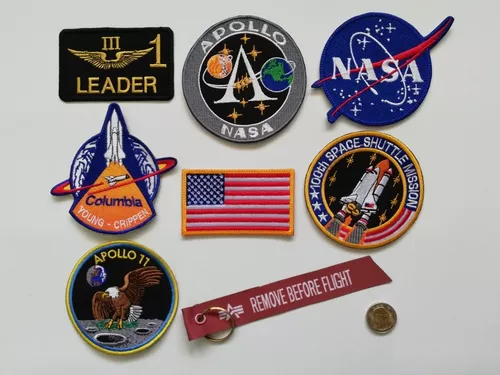 Parche Bordado Aplique Nasa Mision Espacial - Be Custom