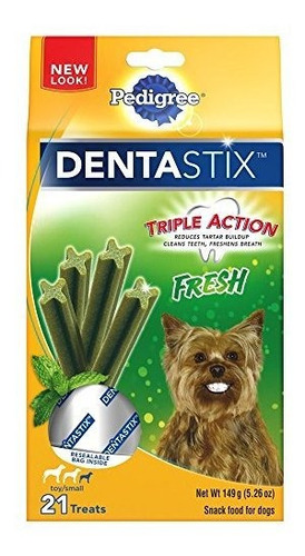 Pedigrí Dentastix Dental Dog Treats, Fresco, Para Los Pequeñ