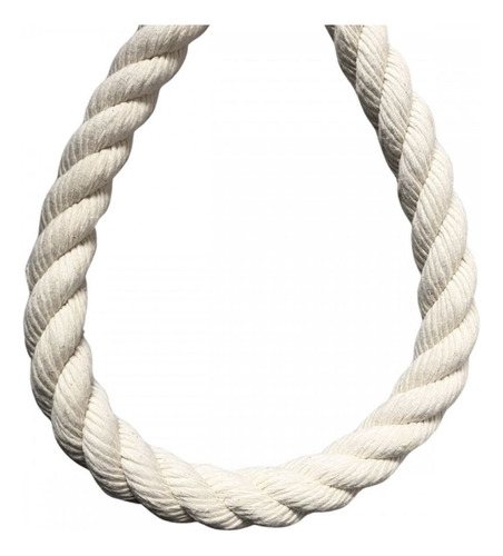 Corda Algodão Torcida 24mm 8 Metros Cortina Macramê Alça