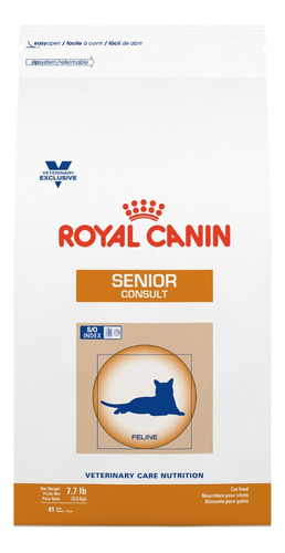 Alimento Royal Canin Veterinary Diet Feline Senior Consult para gato senior todos los tamaños sabor mix en bolsa de 3.5kg