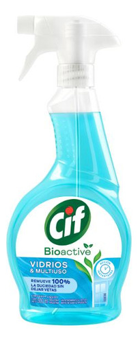 Limpiador Cif Líquido Vidrios Biodegradable 500 Ml