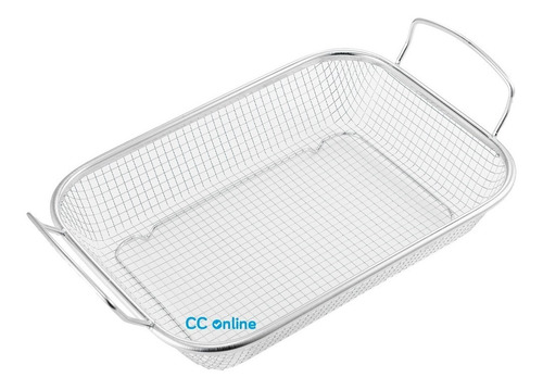 Canasto Bandeja Grande Asas Acero Inox Nonfork® - Cc-online