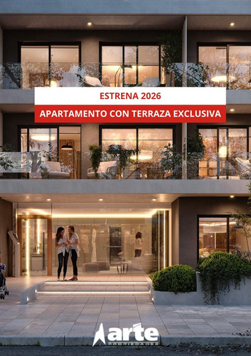 Apartamento De 1 Dormitorio En Parque Rodó Con Terraza Exclusiva 