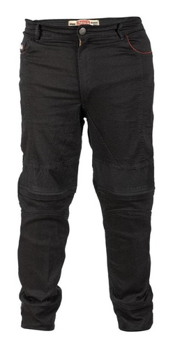 Pantalón Para Moto Jeans Elastizado Y Protecciones Alter