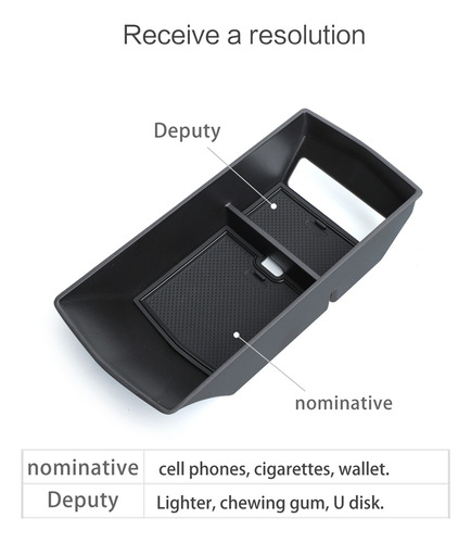 Caja De Almacenamiento Para Reposabrazos Para Coche, Consola