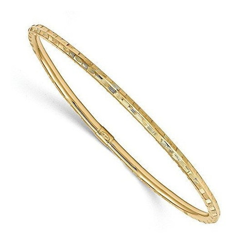 Brazalete Oro Amarillo Textura 14k