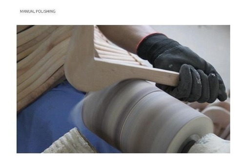 Imagen 4 de 6 de Pack 15 Colgadores De Madera Ganchos Perchero Ropa