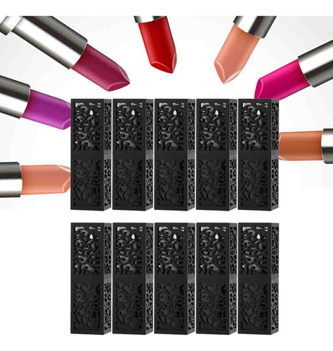 Tubo De Lápiz Labial Vacío, 10 Unidades, Bálsamo Labial Cosm