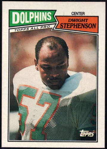 Fútbol Americano Nfl 1987 Topps 242 Dwight Stephenson Nm-mt+