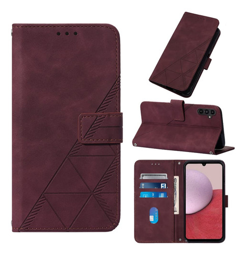 Isadenser Funda Para Samsung Galaxy A14 5g Ligera Piel Mujer