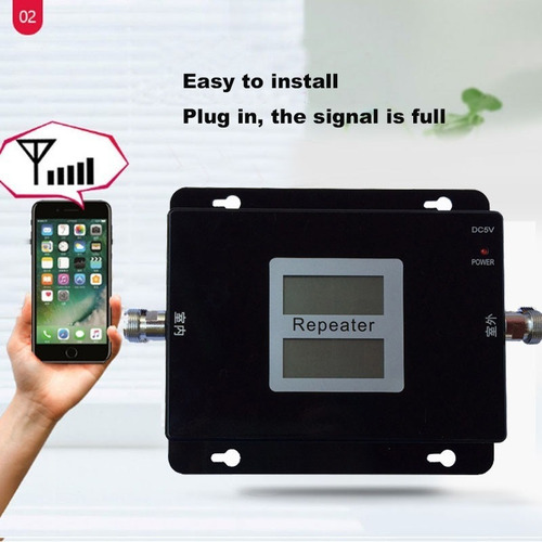 Kit Amplificador Señal Celular Antena Doble Banda 2100mhz 3g