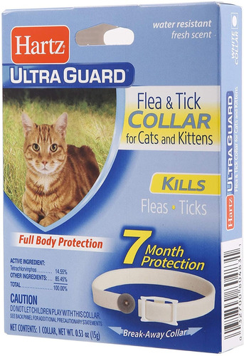 Collar Antipulgas Y Garrapatas Para Gatos Protege 7 Meses